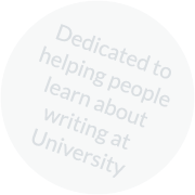 Dedicated to helping people learn about writing at University